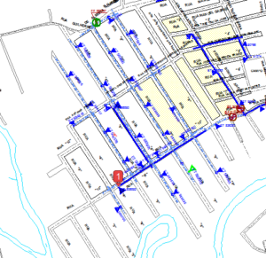 Mapa da área onde a EDP fará as ligaçõs residenciais