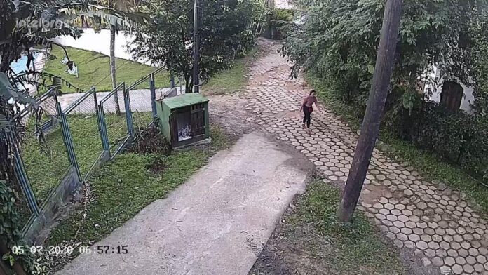 Julia Rosenberg A estudante Julia foi vista pela última vez voltando pela trilha Maresias-Paúba (Imagem: Circuito de segurança)