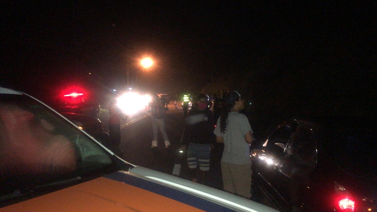 Polícia chega a Paúba onde corpo de jovem foi localizado (Foto: Divulgação)