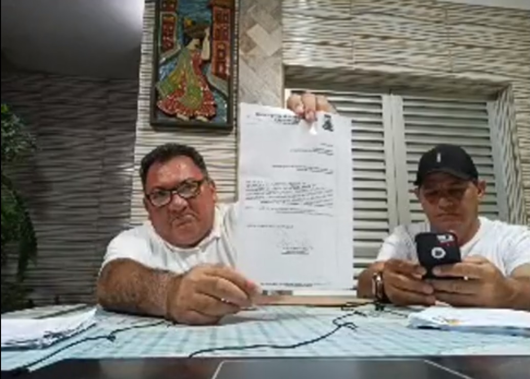 Os vereadores Ceará e Dennis Guerras entraram com pedido na Câmara (Foto: Redes Sociais)