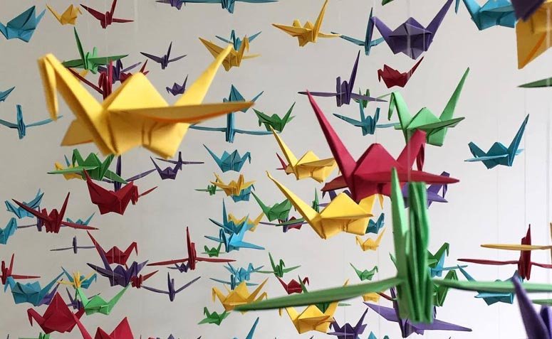 Oficinas culturais têm técnica de origami (Foto: Divulgação)