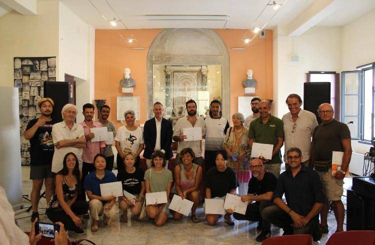 artistas sebastianenses no Concurso de Arte Contemporânea de Fivizzano