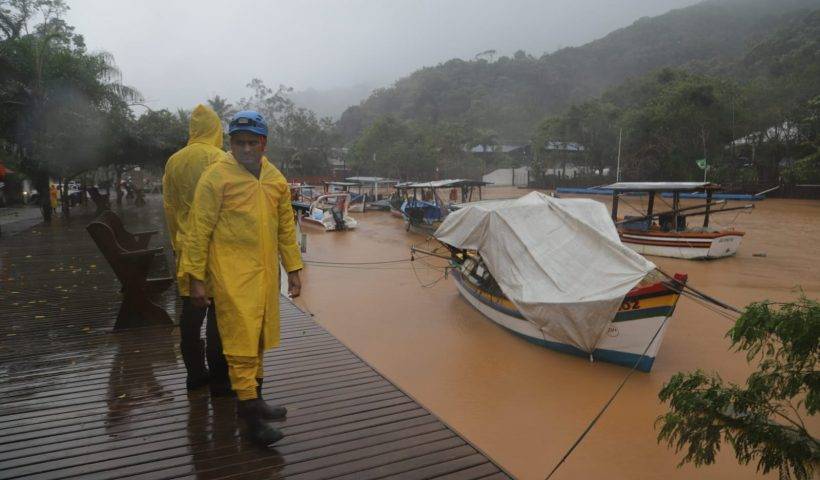 chuvas costa sul são sebastião