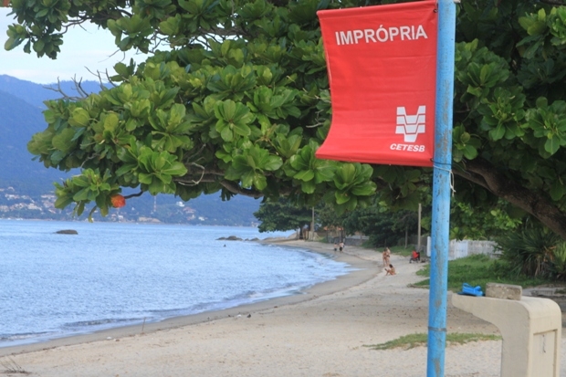 praias impróprias litoral norte de sp