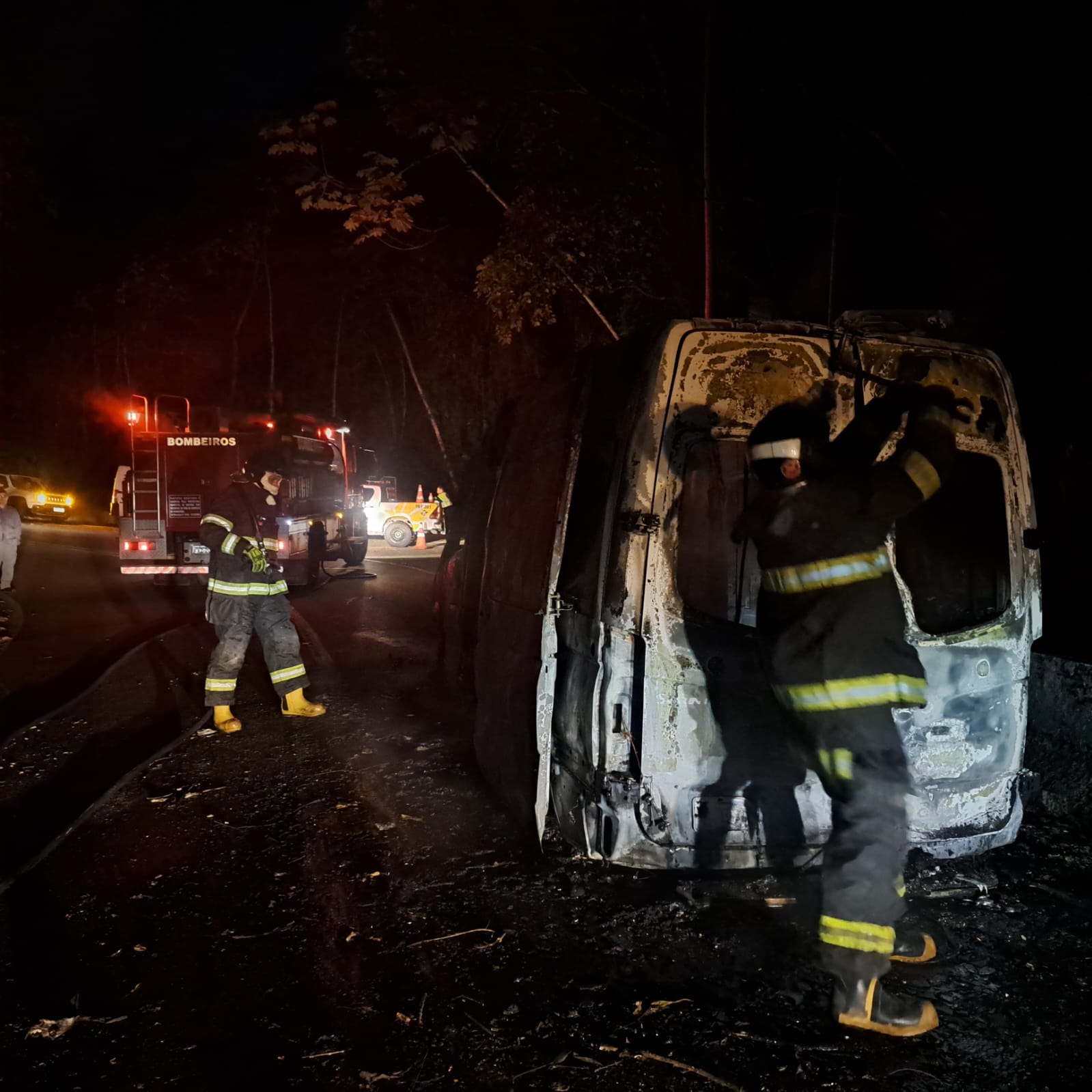 incendio ambulancia ubatuba
