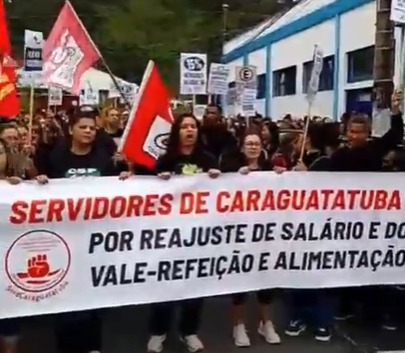 paralisação servidores caraguatatuba
