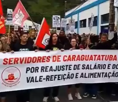 paralisação servidores caraguatatuba