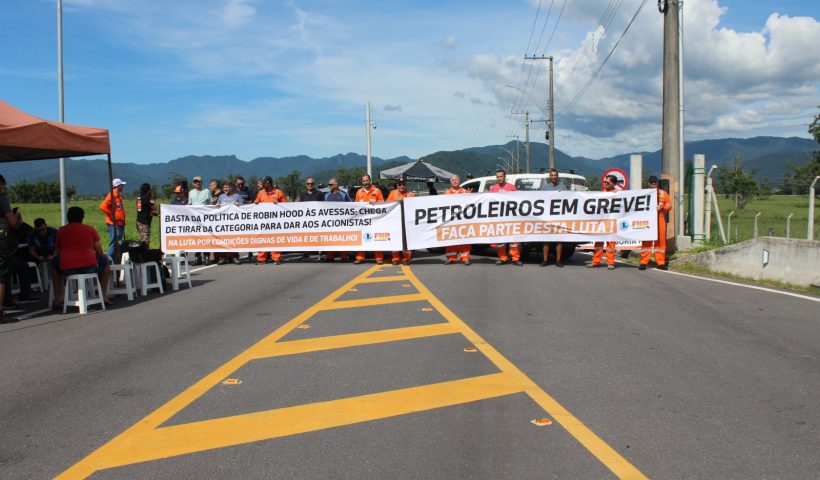 greve petrobras caraguatatuba são sebastião